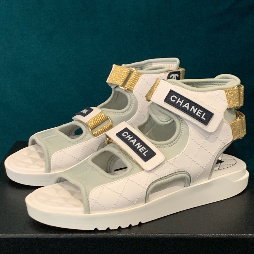 Chanel Sandals Size 37.5